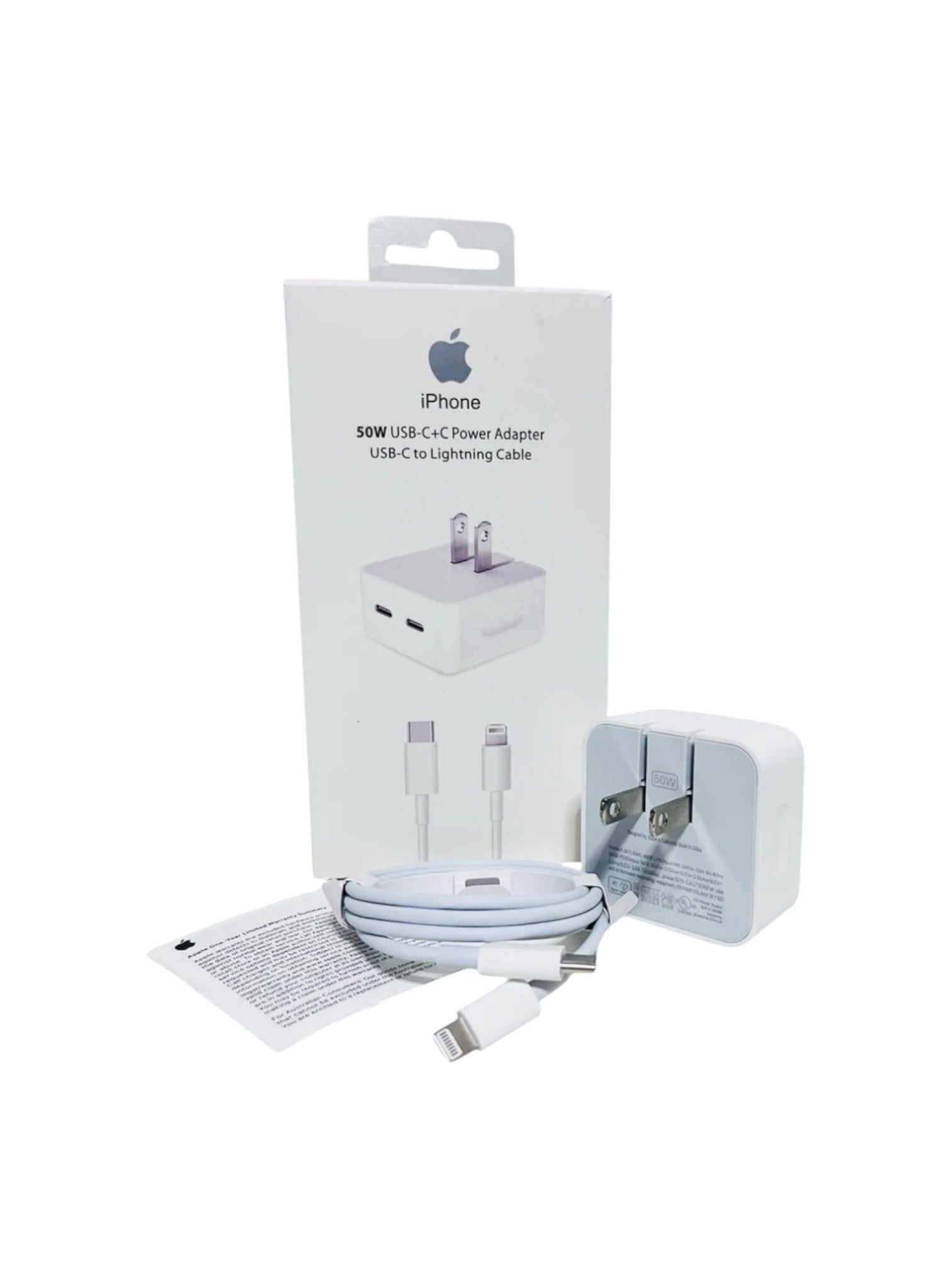 Cable y cubo de 50 vatios